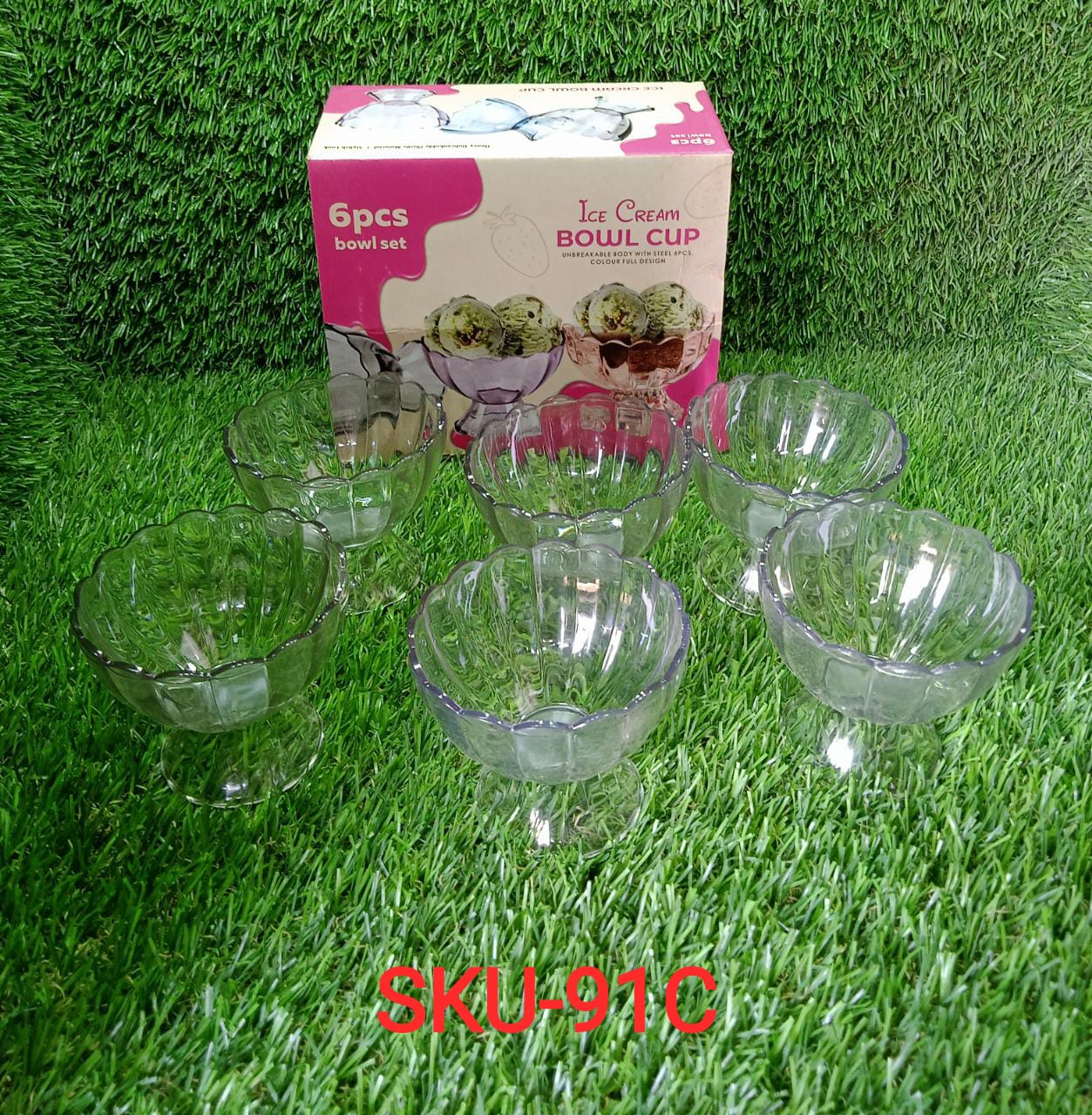 0091C Serving Dessert Bowl Ice Cream Salad Fruit Bowl - 6pcs Serving Dessert Bowl Ice Cream Salad Fruit Bowl - 6pcs DeoDap 0091C Serving Dessert Bowl Ice Cream Salad Fruit Bowl - 6pcs Serving Dessert Bowl Ice Cream Salad Fruit Bowl - 6pcs DeoDap